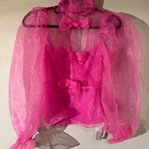 ASOS Luxe Pink Top - Size Small / US 4